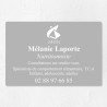 Plaque nutritionniste économique en PVC gravoply 30x20cm