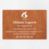 Plaque nutritionniste économique en PVC gravoply 30x20cm