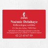 Plaque réflexologue économique en PVC gravoply 30x20cm