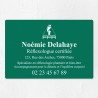 Plaque réflexologue économique en PVC gravoply 30x20cm