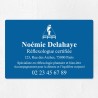 Plaque réflexologue économique en PVC gravoply 30x20cm
