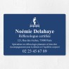 Plaque réflexologue économique en PVC gravoply 30x20cm