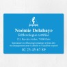 Plaque réflexologue économique en PVC gravoply 30x20cm