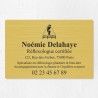 Plaque réflexologue économique en PVC gravoply 30x20cm