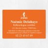 Plaque réflexologue économique en PVC gravoply 30x20cm