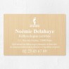 Plaque réflexologue économique en PVC gravoply 30x20cm