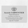 Plaque hypnothérapeute économique en PVC gravoply 30x20cm