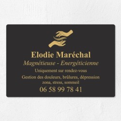 Plaque magnétiseur économique en PVC gravoply 30x20cm