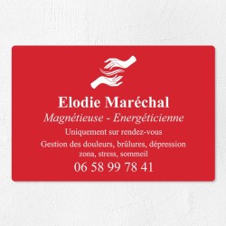 Plaque magnétiseur économique en PVC gravoply 30x20cm