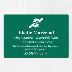 Plaque magnétiseur économique en PVC gravoply 30x20cm