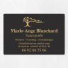Plaque naturopathe économique en PVC gravoply 30x20cm
