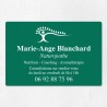 Plaque naturopathe économique en PVC gravoply 30x20cm