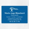 Plaque naturopathe économique en PVC gravoply 30x20cm