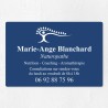 Plaque naturopathe économique en PVC gravoply 30x20cm