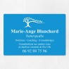 Plaque naturopathe économique en PVC gravoply 30x20cm