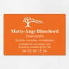 Plaque naturopathe économique en PVC gravoply 30x20cm