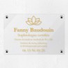 Plaque sophrologue en plexiglas transparent 30x20cm