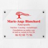 Plaque naturopathe en plexiglas transparent 30x20cm