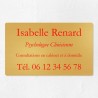 Plaque professionnelle en laiton 25x15cm