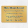 Plaque personnalisée en laiton 30x20cm｜Plaque professionnelle