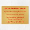 Plaque personnalisée en laiton 30x20cm｜Plaque professionnelle