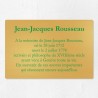 Plaque commémorative personnalisée en laiton 30x20cm