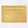 Plaque commémorative personnalisée en laiton 30x20cm