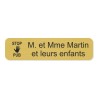 Plaque de boite aux lettres avec picto stop pub 10x2,5cm