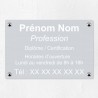 Plaque personnalisée en aluminium 30x20cm｜Plaque professionnelle