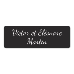 Plaque de porte personnalisée en PVC gravoply 15x5cm