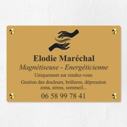 Plaque magnétiseur économique en PVC gravoply 30x20cm