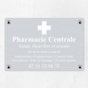 Plaque pharmacie en aluminium 30x20cm