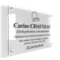 Plaque pour orthophoniste