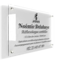 Plaques thérapeute personnalisées