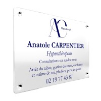 Plaque pour hypnothérapeute