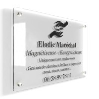 Plaque professionnelle magnétiseur